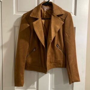 Philosophy Camel Suede Blazer